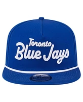 New Era Men's Royal Toronto Blue Jays Team Text Golfer Snapback Hat