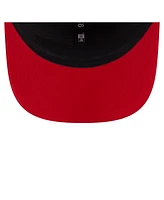 New Era Men's Red Philadelphia Phillies Circle Patch 9SEVENTY Stretch-Snap Hat