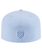 New Era Men's Light Blue Chicago Fire Color Pack A-Frame 59FIFTY Fitted Hat