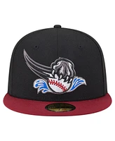 New Era Men's Black/Red Sacramento River Cats Authentic Collection 59FIFTY Fitted Hat