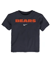 Nike Toddler Navy Chicago Bears Wordmark T-Shirt
