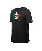 New Era Men's Black Houston Astros Mexican Flag Logo T-Shirt