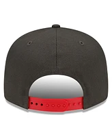 New Era Men's Pewter/Red Tampa Bay Buccaneers 50th Anniversary Side Patch 9FIFTY Snapback Hat