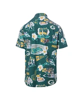 Reyn Spooner Men's Green Bay Packers Scenic Button-Down Shirt