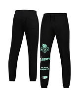 Playa Society Men's and Women's Black New York Liberty Fleece Sweatpants