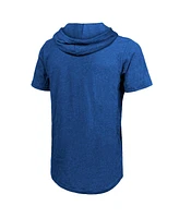 Majestic Men's Royal New York Knicks Tri-Blend Hoodie T-Shirt