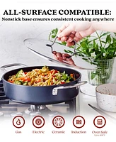 Alva Maestro 3-Piece Premium Ceramic Nonstick Cookware Set - Professional Frying Pan & 3.5 Qt Saute Pan, Non-Toxic Pfas/Pfoa/Ptfe-Free