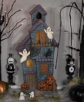 Northlight 22.75" Led Lighted Haunted House with Ghosts Halloween Decoration
