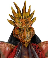 Northlight 70" Lighted and Animated Standing Dragon Man with Sound Halloween Figure
