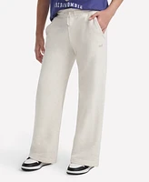 abercrombie kids Girls Essential Fleece Wide Leg Pants