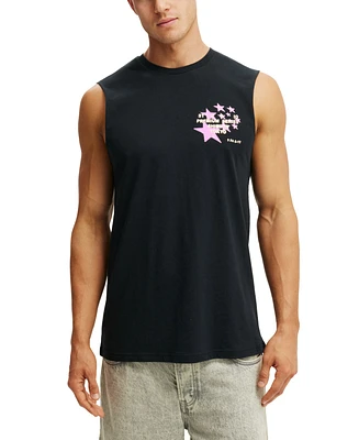 Cotton On Men's Graphic Muscle Tank Top