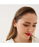 Spero London Dripping Molten Natural Textured Sterling Silver Authentic Earrings