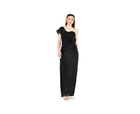Amri Embellished Sequined Jersey Gown