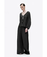Nocturne Women's Flowy Wide Leg Pants