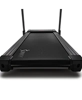 Sunny Health & Fitness Pace 500 Smart Wi-Fi Treadmill with 12-Level Auto Incline, Foldable Design