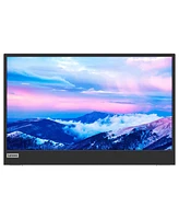 Lenovo L15 15.6" 16:9 Full Hd Portable Usb-c Ips Wled Lcd Monitor, Raven Black