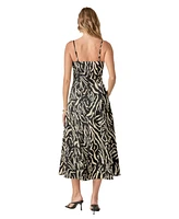 endless rose Women's Animal Print Midi Dress