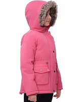 Rokka&Rolla Girls Sherpa Fleece Lined Parka Coat 4-18