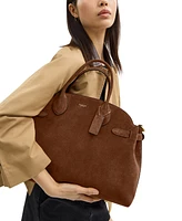 Coach Suede Soft Empire Carryall 40