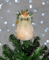 Northlight 10.5" Angel with Candle Lighted Christmas Tree Topper