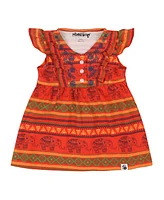 Mixed Up Clothing Baby Girls Vestito Dress Set - Jacquard Stripe