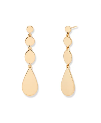 brook & york Gold Plated Elliot Earrings