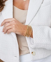 brook & york Gold Plated Makenna Xl Bracelet Set