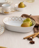 Noritake Eternal Palace Gold Oval Vegetable Bowl, 32 Oz