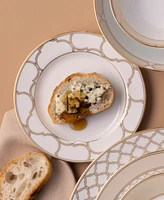 Noritake Eternal Palace Gold Set of 4 Bread Butter/Appetizer Plates, 6-1/2"