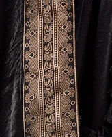 Raas Women's Tiered Shimmer Black Lehenga Choli