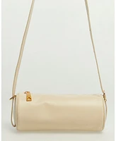 Women's Leather Barrel Bag