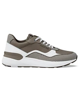 Michael Kors Men's Trevor Leather & Mesh Trainers