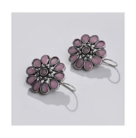 Sohi Oxidized-Floral Jewellery Set