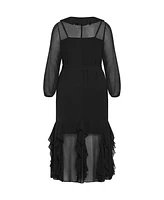 City Chic Women's Bridgette Maxi Dress
