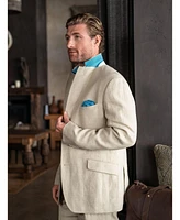 Koy Clothing Men's Linen Wool Silk Blend Blazer