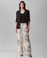 Calvin Klein Women's Printed Pull-On Pants