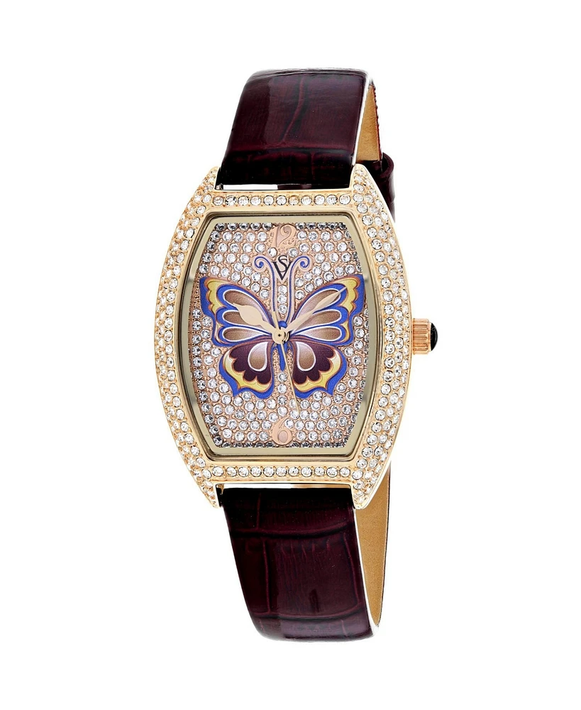Christian Van Sant Women's Papillon Gold Dial Watch - CV4874P