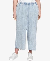 Ruby Rd. Plus Snow Washed Wide Leg Pants