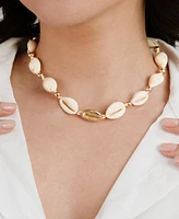 Ettika Out to Sea Cowrie Shell Choker Necklace