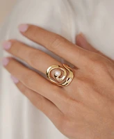 Ettika Aura Swirl Statement Ring