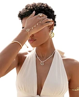 Ettika Aura Mother of Pearl Hand Chain