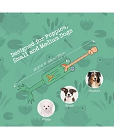 Nocciola Toad of War Dog Rope Toy,Christmas gift,Durable Rope Toy for Tug of War,Interactive Squeaky Tug Toy for Small Medium Dogs