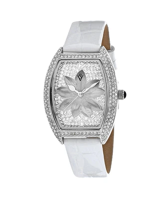 Christian Van Sant Women's Lotus White Dial Watch - CV4851