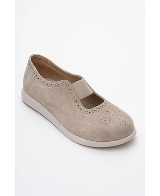 Chelle Elastic Leather Flat (Women)