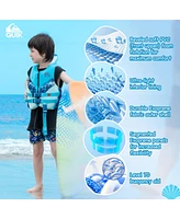 Quiksilver Life Vest Uscg Approved Life Jacket, Evoprene Pfd Personal Flotation Device