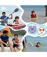 Quiksiver Uscga Life Vest for Children, Quick-Release Buckles & Leg Strap