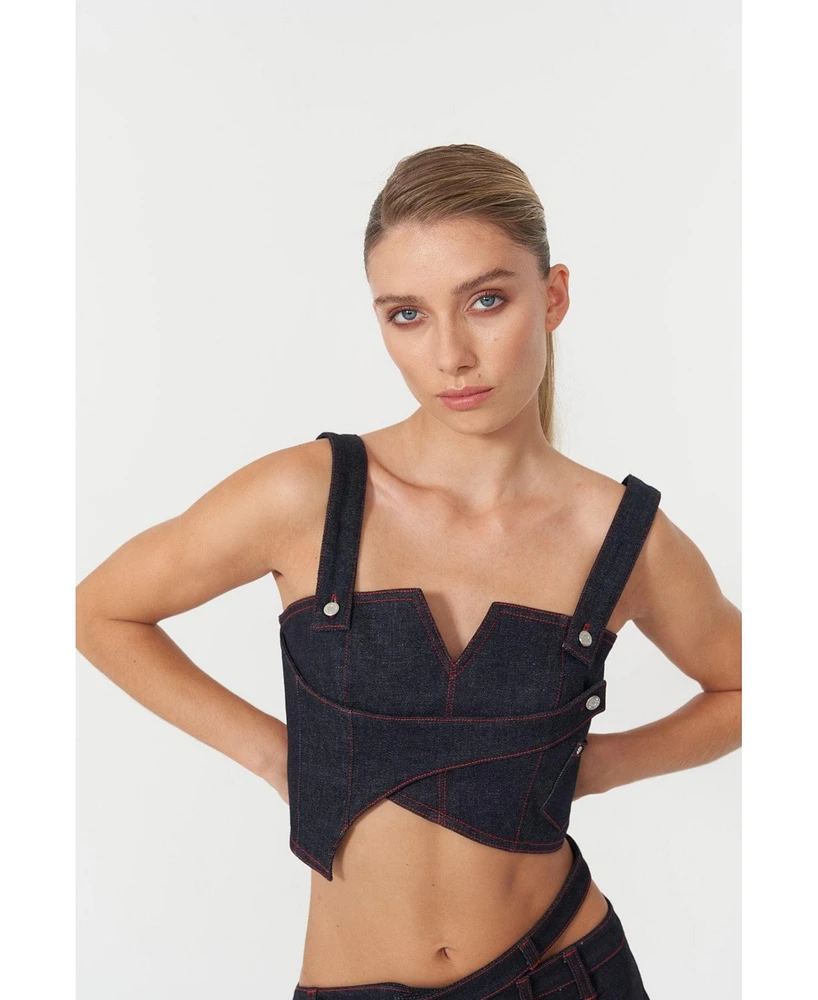Jendue Women's Harvey Crop Top