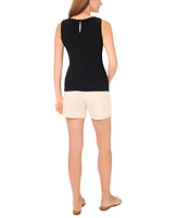 Vince Camuto Women's Solid Twist-Front Sleeveless Top