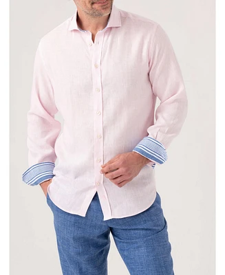 Koy Clothing Men's Classic Long Sleeve Linen Shirt