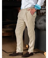 Koy Clothing Men's Linen Wool Silk Blend Trousers
